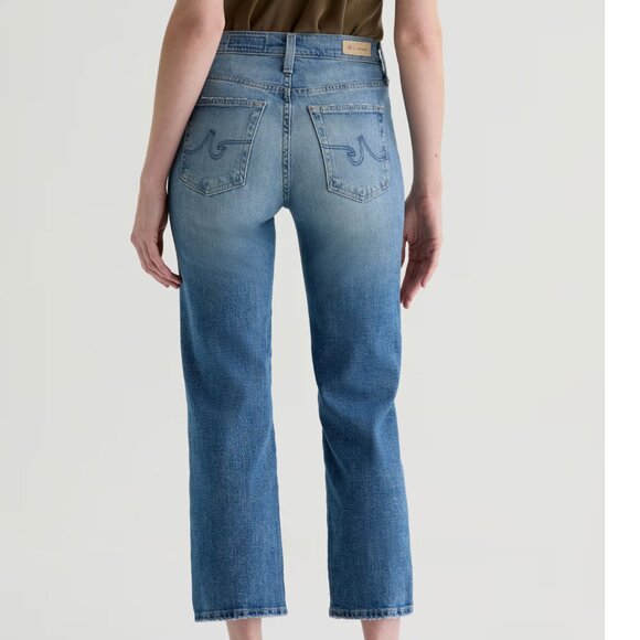 Brinley Crop AG-ed™ Mid-Rise Straight Denim - Size 26 - NWT - Picture 5 of 6